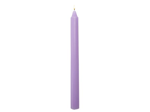 10" UNSCENTED COLUMN (PURPLE) (12/DISP)